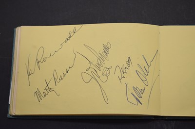 Lot 259 - The Beatles Interest - Autograph book bearing autograph signatures