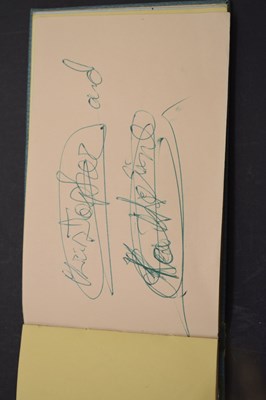 Lot 259 - The Beatles Interest - Autograph book bearing autograph signatures
