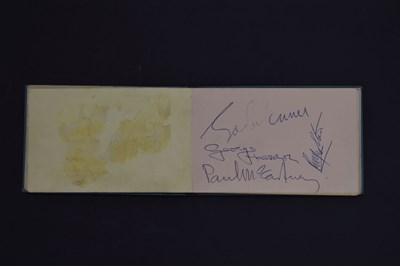 Lot 259 - The Beatles Interest - Autograph book bearing autograph signatures