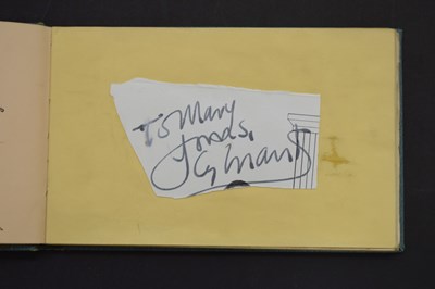 Lot 259 - The Beatles Interest - Autograph book bearing autograph signatures