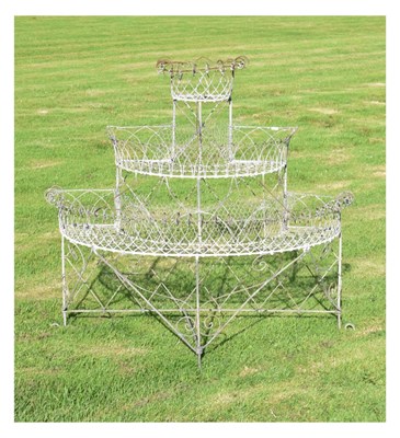 Lot 563 - Wire-work plantstand
