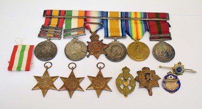 Lot 486 - British medal group awarded to Private F.T. Wood, Coldstream Guards