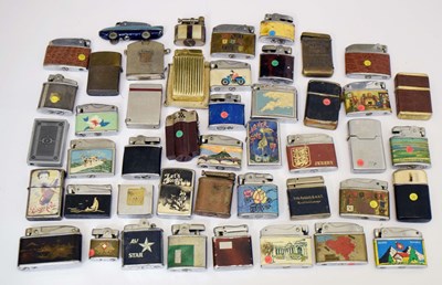 Lot 406 - Collection of vintage novelty / souvenir lighters