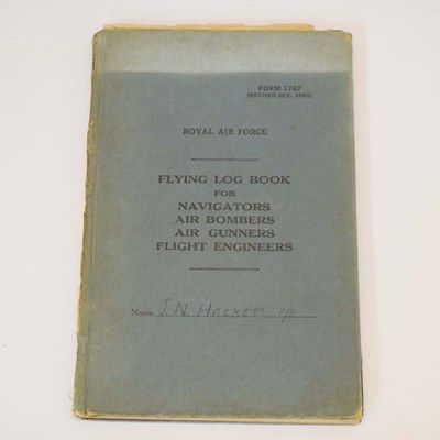 Lot 488 - 1950s Royal Air Force Flying Log Book