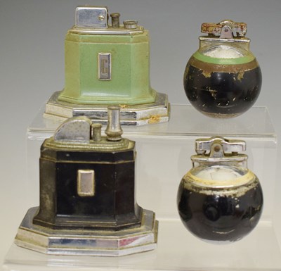 Lot 321 - Four Art Deco Ronson lighters