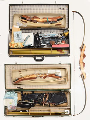 Lot 384 - Archery bows, arrows and accessories