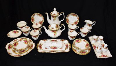 Lot 645 - Quantity Royal Albert 'Old Country Roses' tea and coffee wares