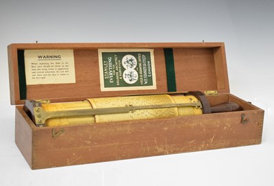 Lot 477 - Spiral cylindrical slide rule calculator (Fuller's Calculator) by W.F. Stanley & Co, London