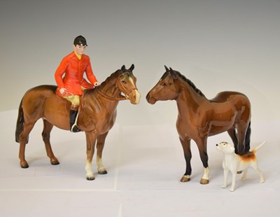 Lot 595 - Beswick hunting group