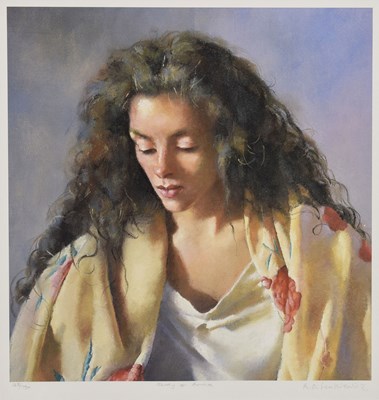 Lot 377 - Robert Oscar Lenkiewicz (1941-2002) - Limited edition print - 'Study of Anna'
