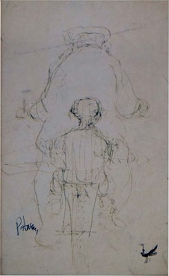 Lot 637 - Douglas Owen Portway (South African, 1922-1993) - Pen and ink study
