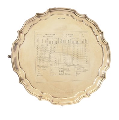 Lot 247 - Elizabeth II silver salver