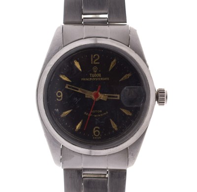 Lot 166 - Tudor - Prince Oysterdate bracelet watch, a/f