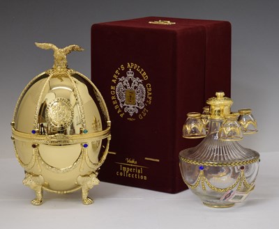 Lot 238 - Faberge Arts Applied Craft Ltd - Limited edition Imperial Collection vodka bottle (vacant)