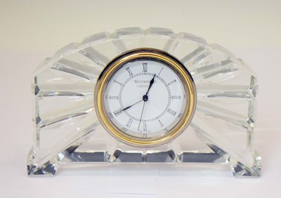 Lot 555 - Waterford Crystal - Mantel clock