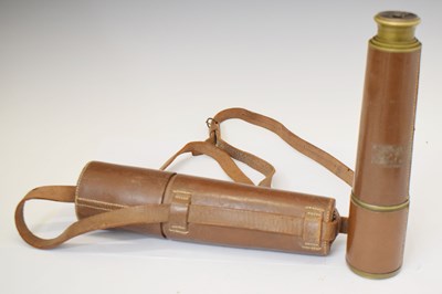 Lot 494 - World War Two period B.C. Ltd. & Co. Mk II S brass telescope