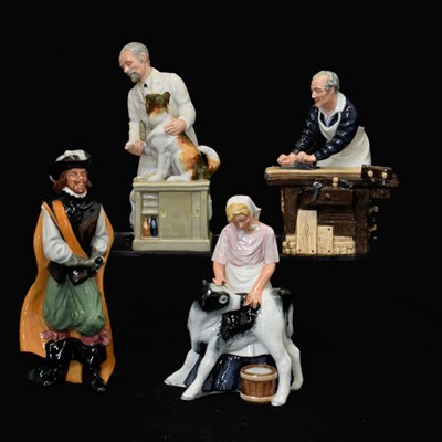 Lot 607 - Four Royal Doulton figures