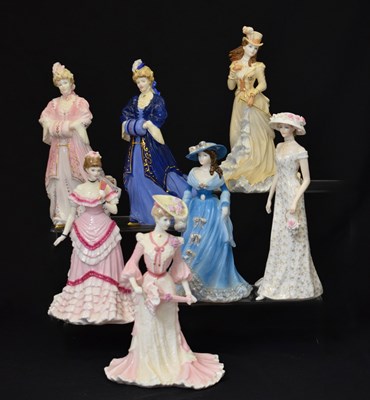Lot 605 - Coalport - Collection of lady figures