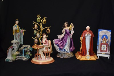 Lot 584 - Franklin Mint - House of Fabergé 'The Jewels of Spring Collector Egg Tree', etc