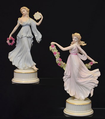 Lot 603 - Wedgwood - Compton & Woodhouse 'The Dancing Hours' figures