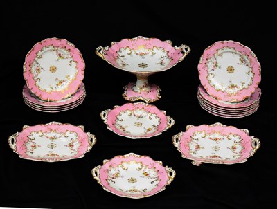Lot 565 - Victorian porcelain part desert service