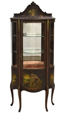 Lot 523 - Vernis Martin style display cabinet or vitrine
