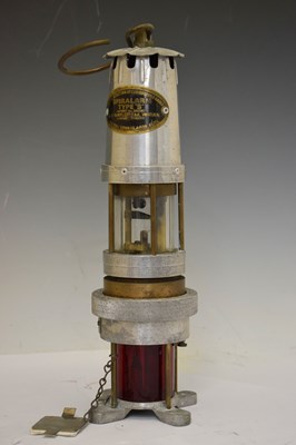 Lot 430 - J.H. Naylor Ltd. Spiralarm Type 'S' safety lamp