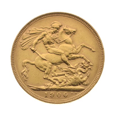 Lot 192 - Queen Victoria gold sovereign, 1900