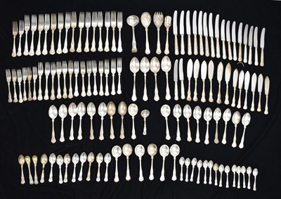 Lot 449 - Quantity of silver plated Kings pattern cutlery