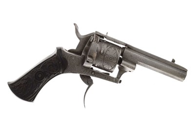 Lot 292 - 7mm (obsolete calibre) pinfire pocket revolver