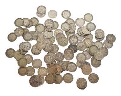 Lot 322 - Collection of GB pre 1947 coinage, 145g approx