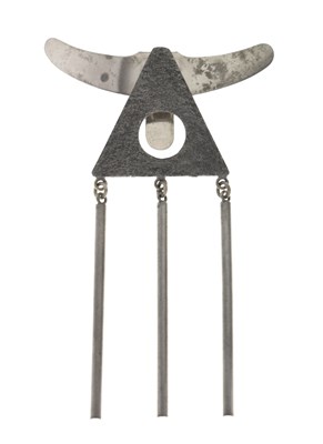 Lot 74 - Jorgen Jensen pewter collar pendant