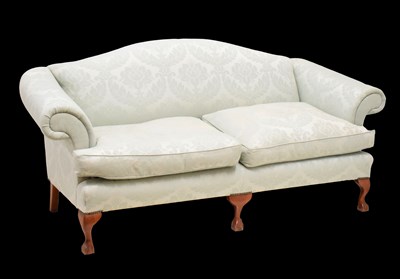 Lot 713 - Wesley Barrell camel back settee