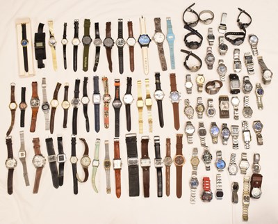 Lot 191 - Collection of mens fashion watches