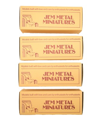 Lot 520 - Jem Metal Miniatures - Group of four model vehicles
