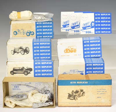 Lot 521 - Auto Replicas - Six boxed scale model kits