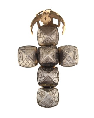 Lot 131 - Masonic orb pendant