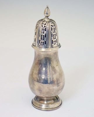 Lot 251 - George IV silver sugar caster
