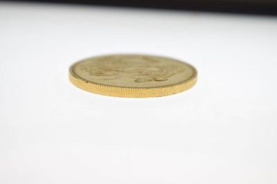 Lot 180 - Queen Victoria £5 gold coin (Quintuple sovereign), 1887