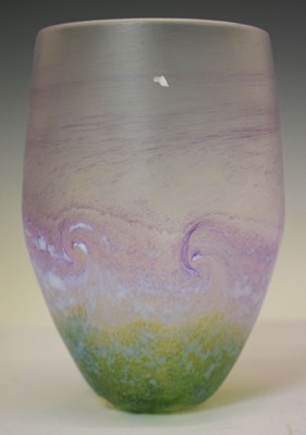Lot 549 - Norman Stuart Clarke (b.1946) - Studio glass vase