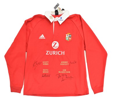 Lot 498 - Rugby Interest - Official merchandise signed British Lions jersey