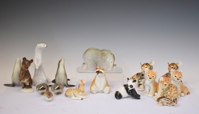 Lot 582 - Collection of USSR ceramic figures