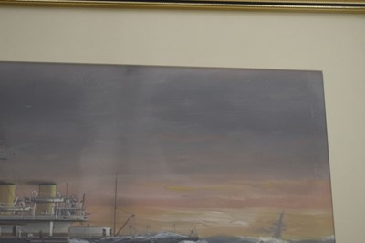 Lot 401 - Antonio De Simone (Italian, 1851-1907) - Gouache heightened with white - Dreadnought