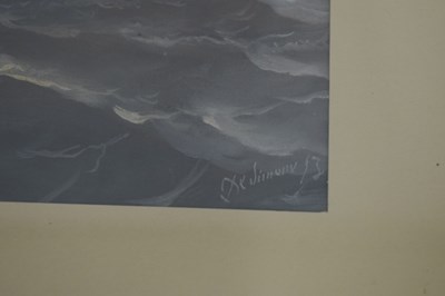 Lot 401 - Antonio De Simone (Italian, 1851-1907) - Gouache heightened with white - Dreadnought