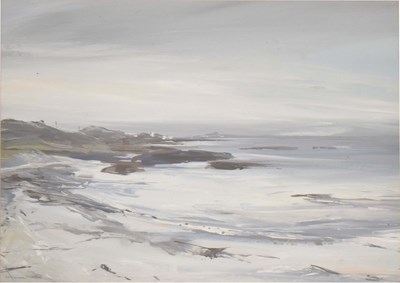 Lot 704 - William Watson (20th Century) - Acrylic on paper - Scottish landscape scene