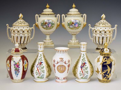 Lot 597 - Royal Worcester - Collection of vases