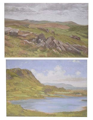 Lot 698 - Ernie Godden (British, 20th century) - Pastel on board - Countryside Landscape, and one other