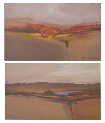 Lot 711 - Spencer See (Contemporary) - Two signed abstract landscape prints