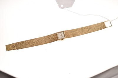 Lot 127 - Omega - Lady's 1960s 9ct gold bracelet watch