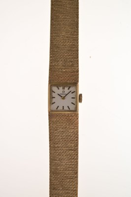 Lot 127 - Omega - Lady's 1960s 9ct gold bracelet watch